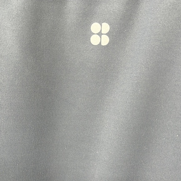 Sweaty Betty Eco Thermal Mock Neck Oversized Sweatshirt Naval Gray Small NWT! - Picture 7 of 10